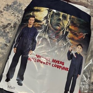 Adult 3XL Michael Myers Halloween Costume - Dark Blue